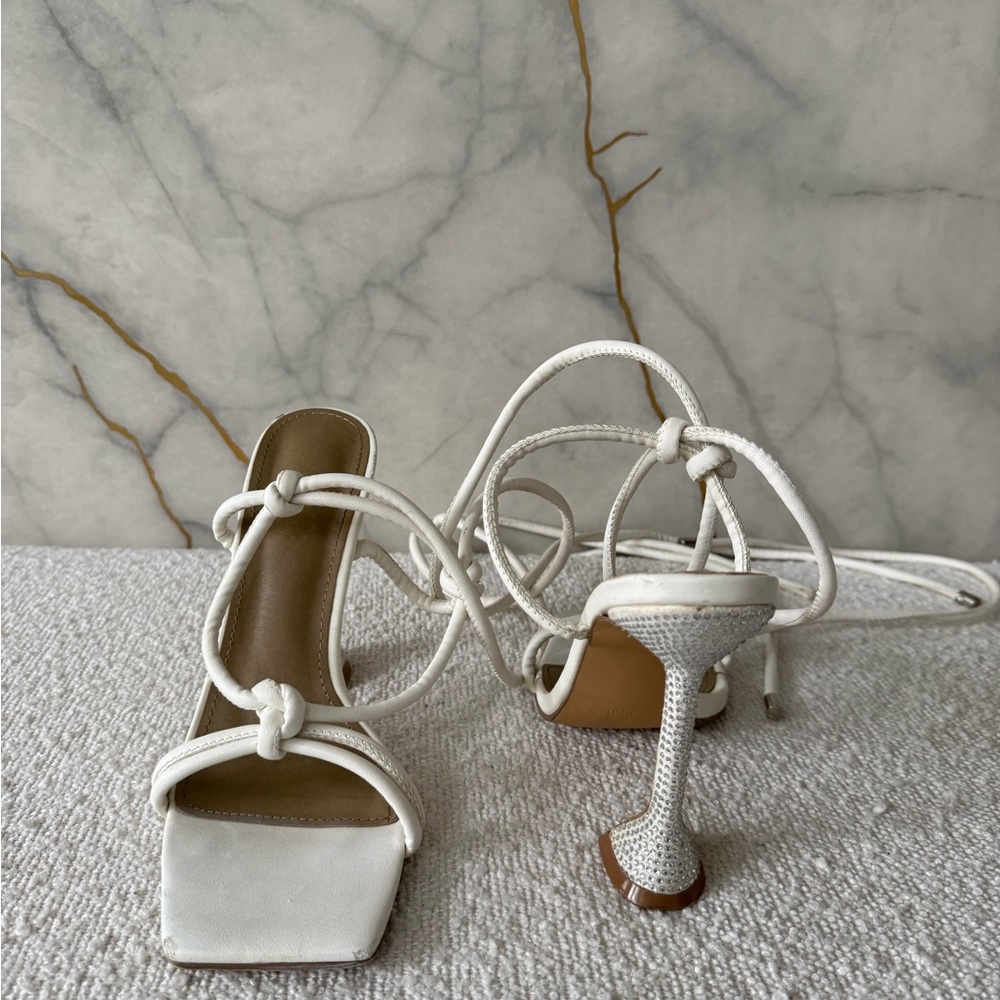 Ego shoes White Strappy Heels